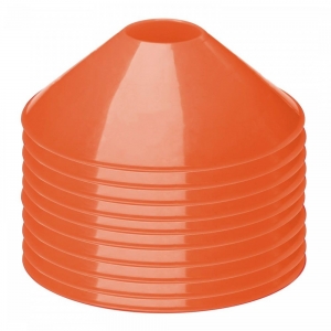 Конус фишка разметочный KRF-5 размер h-5см оранжевый , пластиковый Спортекс