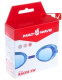 Очки для плавания стартовые Racer SW Mad Wave голубые