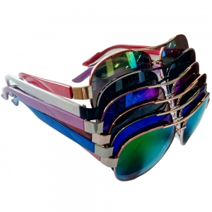 Очки солнцезащитные подростковые Kaifeng-Aviator цвета линз и оправ в Ассортименте Спортекс D17