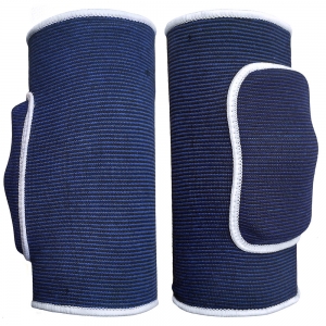 Наколенники волейбольные Синий / Белый р.XL Дельта-фитнес NK-102-XL