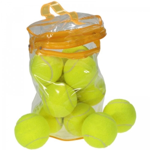 Мячи для большого тенниса 12 штук в тубе Спортекс C28783