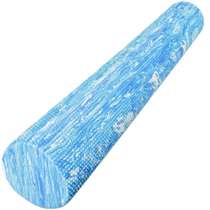 Ролик для йоги 90x15cm голубой гранит ЭВА Спортекс EVR225-90D