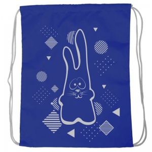 Мешок-рюкзак Rabbit синий Спортекс SM-203