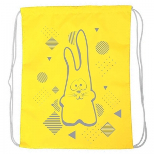 Мешок-рюкзак Rabbit желтый Спортекс SM-206