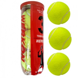 Мячи для большого тенниса 3 штуки в тубе Спортекс C33249