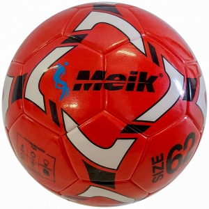 Мяч футзальный №4 Meik красный 4-слоя, TPU+PVC 3.2, 410-450 гр., термосшивка Спортекс C33393-1
