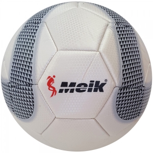 Мяч футбольный Meik-047 белый 4-слоя, TPU+PVC 3.2, 410-450 гр., машинная сшивка Спортекс C33391-1