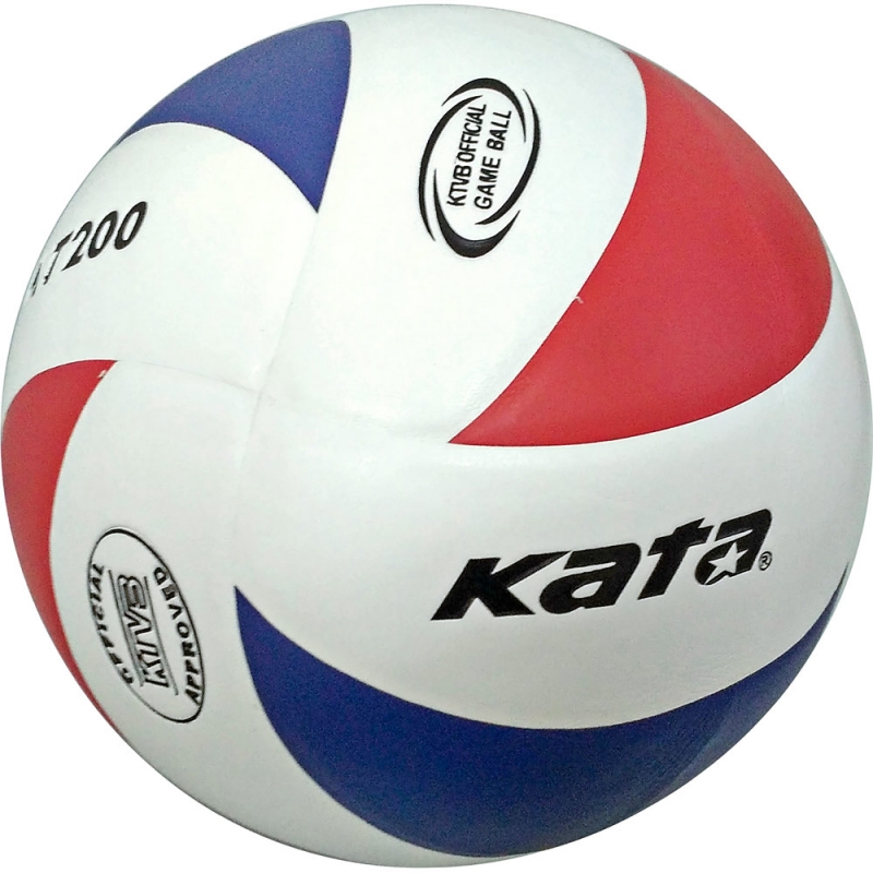 Мяч волейбольный Kata, PU 2.5, 280 гр, клееный, бут.кам, Дельта-фитнес C33287