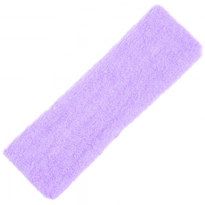 Повязка на голову махровая 4х15см фиолетовая Спортекс B31177-7