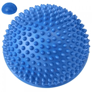 C33513-1 Полусфера массажная круглая надувная синий ПВХ d-16 см Спортекс