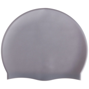 Шапочка для плавания силиконовая одноцветная металлик Спортекс B31520-11