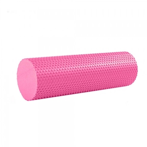 Ролик массажный для йоги розовый 45х15см. Спортекс B31601-2