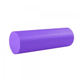 B31601-7 Ролик массажный для йоги фиолетовый 45х15см. Спортекс