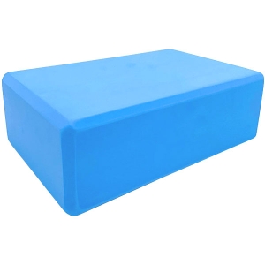 Йога блок полумягкий голубой 223х150х76мм., из вспененного ЭВА A25571 Спортекс BE100-4