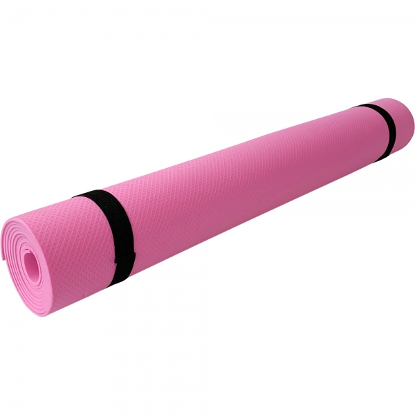 Коврик для йоги ЭВА 173х61х0,3 см розовый Спортекс B32213