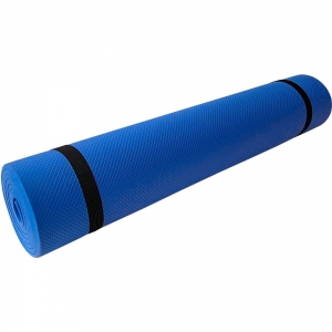 Коврик для йоги ЭВА 173х61х0,3 см синий Спортекс B32213