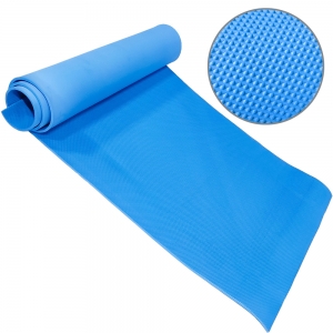 Коврик для йоги ЭВА 173х61х0,4 см синий Спортекс B32214