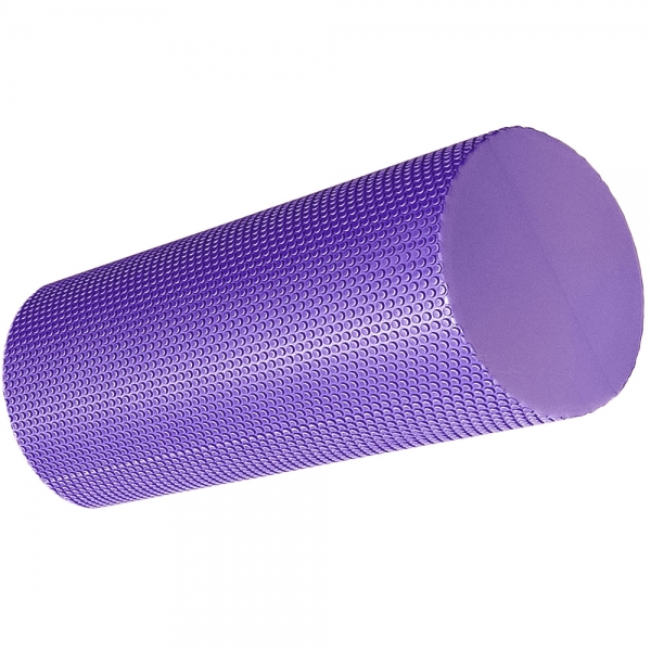 Ролик для йоги полумягкий ЭВА Профи 30x15cm фиолетовый Спортекс B33083-1