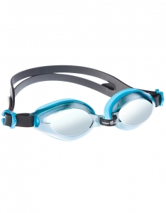 Очки для плавания юниорские AQUA Mirror Mad Wave голубые