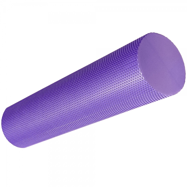 Ролик для йоги полумягкий ЭВА Профи 60x15cm фиолетовый Спортекс B33085-1