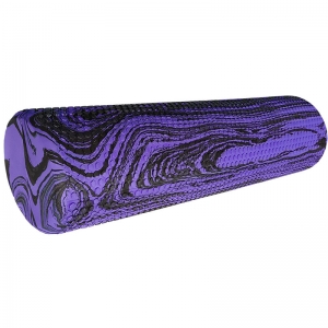 Ролик для йоги и пилатеса 45x15cm ЭВА фиолетовый гранит D34493 Спортекс RY45-MK2