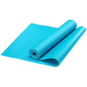 HKEM112-03-SKY Коврик для йоги, PVC, 173x61x0,3 см голубой Спортекс