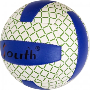 Мяч волейбольный синий , PVC 2.7, 280 гр, машинная сшивка Спортекс E33542-1