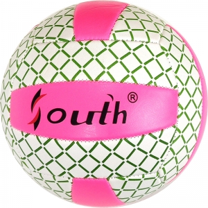 Мяч волейбольный розовый , PVC 2.7, 280 гр, машинная сшивка Спортекс E33542-4