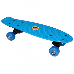 Скейтборд пластиковый 41x12cm синий SK402 Спортекс E33084