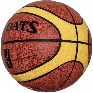 Мяч баскетбольный ПУ, №7 коричневый Спортекс E33492