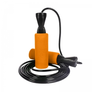 Скакалка с подшипником шнур 3,05м ПВХ оранжевый E33366 Спортекс JJ-203