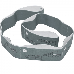 Эспандер эластичная лента 4х90 см серая D34415 Дельта-фитнес FIT-90