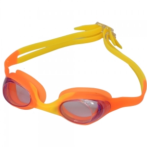 Очки для плавания юниорские желто/оранжевые Спортекс E36866-11