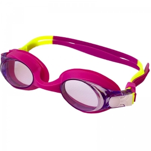 Очки для плавания детские фиолетово/салатовые Спортекс E36892