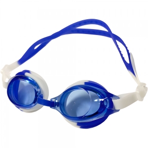 Очки для плавания бело/синие Спортекс E36884