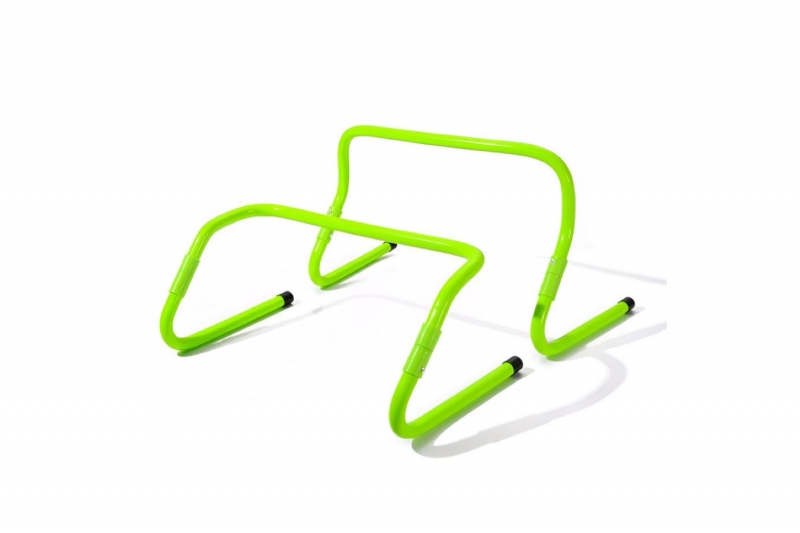 Барьеры тренировочные набор из 5 штук в сумке, 15-30см зеленый Neon Дельта-фитнес E33553-ST