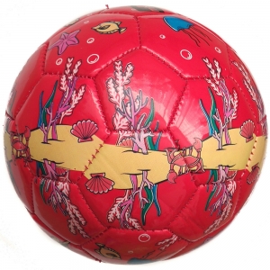 Мяч футбольный детский №2, Аквариум красный Спортекс C28706-4