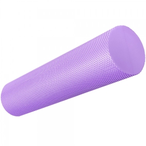 Ролик для йоги полумягкий Профи 45x15cm фиолетовый ЭВА Спортекс E39104-3
