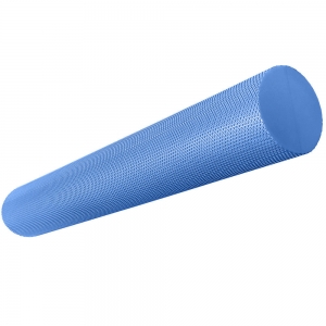Ролик для йоги полумягкий Профи 90x15cm синий ЭВА Спортекс E39106-1