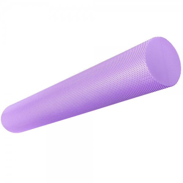 Ролик для йоги полумягкий Профи 90x15cm фиолетовый ЭВА Спортекс E39106-7