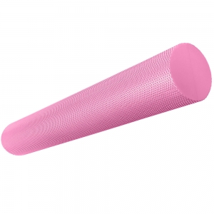 Ролик для йоги полумягкий Профи 90x15cm розовый ЭВА Спортекс E39106-4