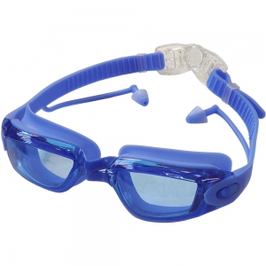 E38887-1 Очки для плавания взрослые синие Спортекс