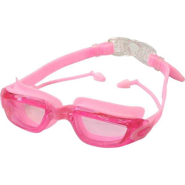 Очки для плавания взрослые розовые Спортекс E38887-3
