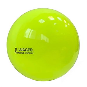 Мяч для художественной гимнастики однотонный, d=15 см желтый Спортекс