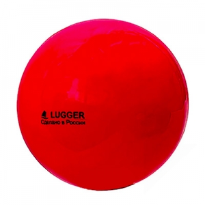 Мяч для художественной гимнастики однотонный, d=15 см красный Спортекс