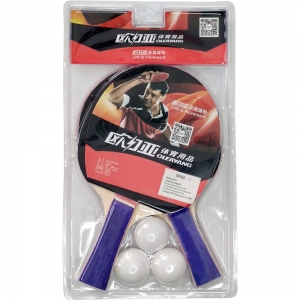 Набор для настольного тенниса 2 ракетки 3 шарика Спортекс T07533-1