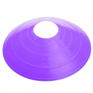 Конус фишка разметочный KRF-5 размер h-5см фиолетовый , пластиковый Спортекс
