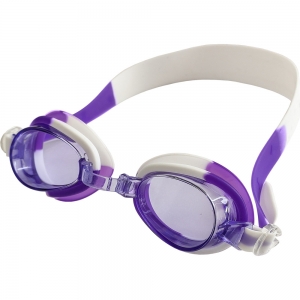 Очки для плавания юниорские фиолетово-белый Спортекс E39665