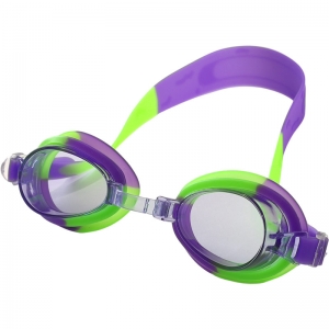 Очки для плавания юниорские фиолетово-зеленый Спортекс E39666