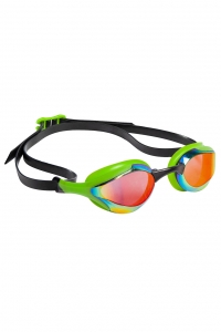 Очки для плавания взрослые ALIEN Rainbow Mad Wave зелёные